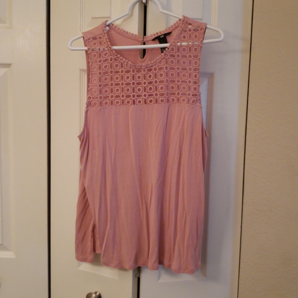 Lace front summer tank